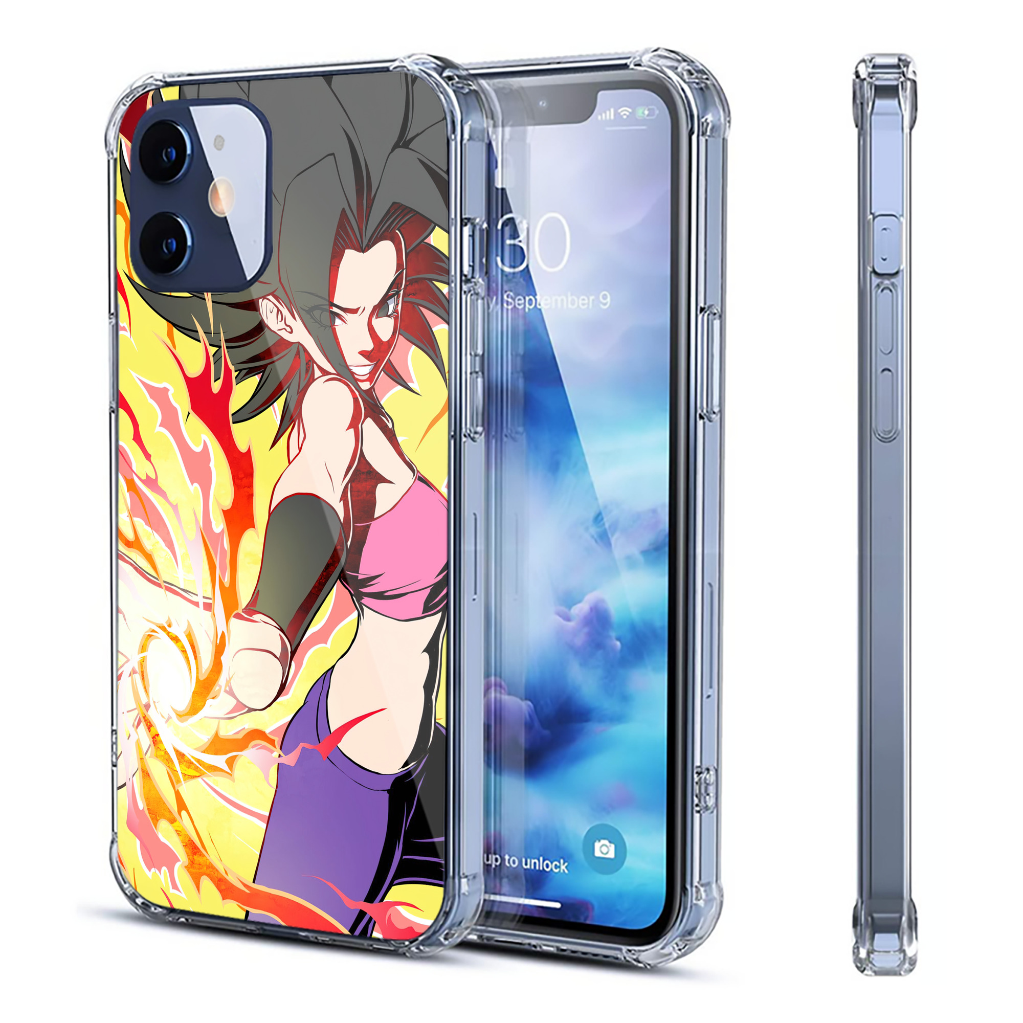 （画像用） ドラゴンボール DRAGON BALL 【iPhone 12シリーズ対応】透明スマホケース（クリアソフトケース）